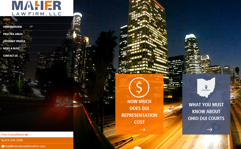 Maher Law Firm Launches New Responsive...